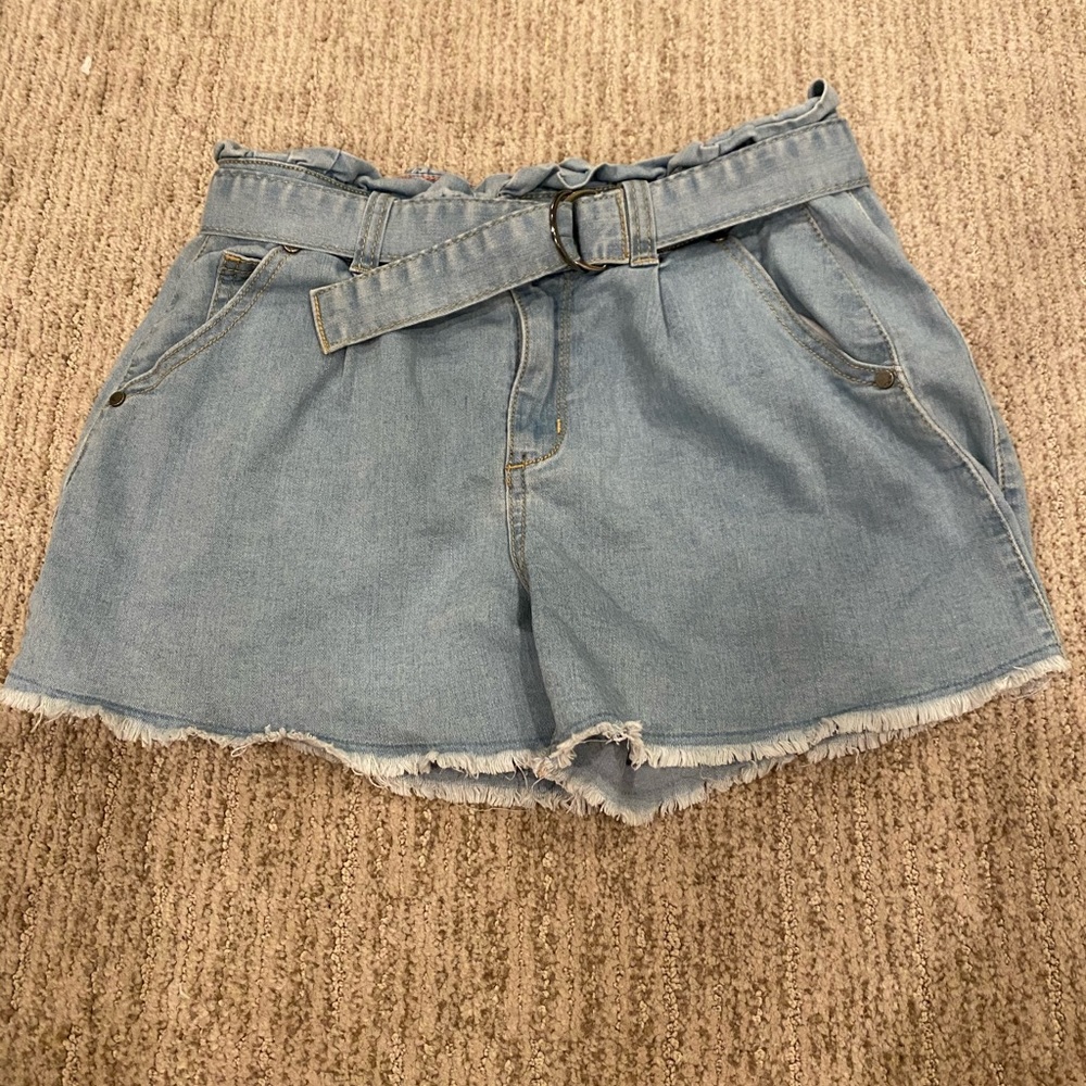 girls joes ruffle shorts